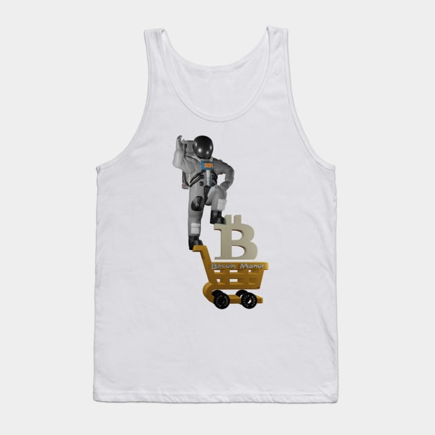 Captain HODL Morgan Pose Tank Top by CryptoDeity